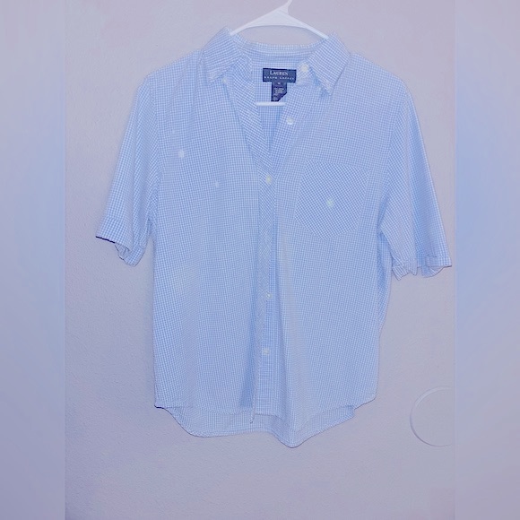 New Lauren by Ralph Lauren men’s casual short sleeve button down nwot - Picture 5 of 6